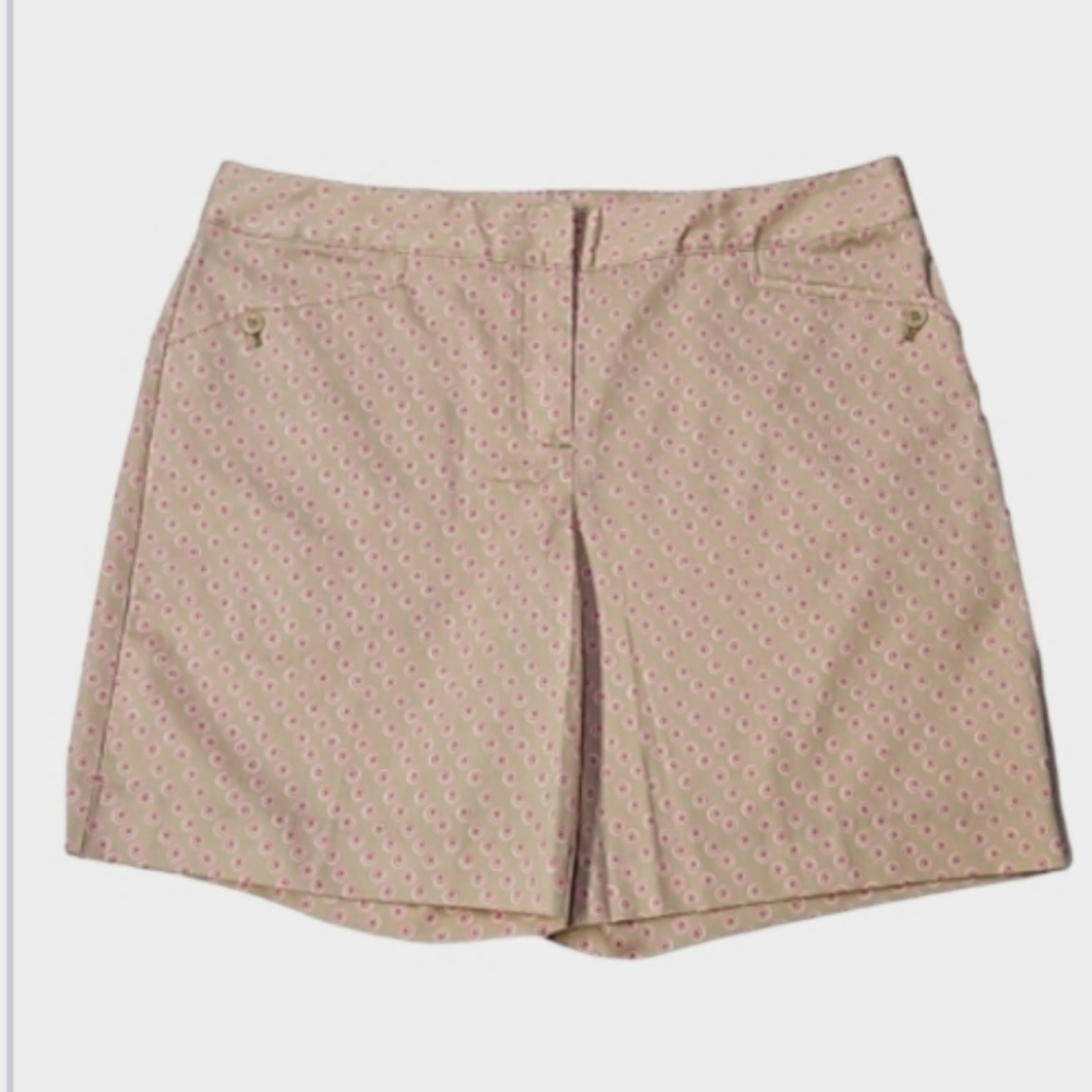 Izod Perform X womens size 6 Athletic cotton stretch chino shorts NWOT